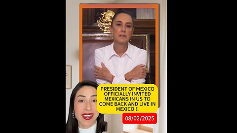 Mexican President Formally Invites Mexicans Living in the USA to Return to Mexico