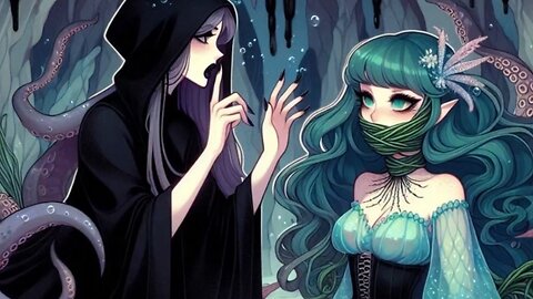 ASMR Story - Mermaid Tied Up and Gagged by Sea Witch