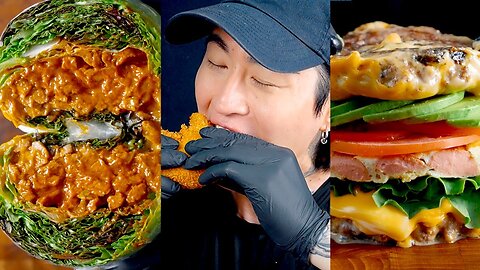 Best chicken sandwich nugget noodles with meat cook challenge