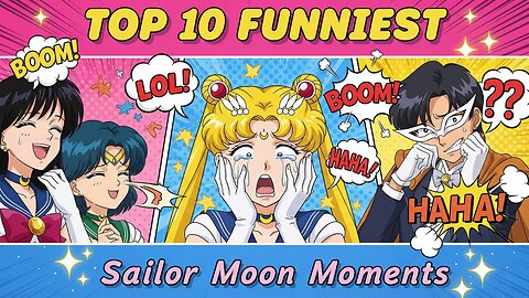 Top 10 Funniest Sailor Moon Moments | Magical Anime Comedy!