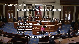 House Passes Funding Bill to Reopen Government (1 Republican Nay!)