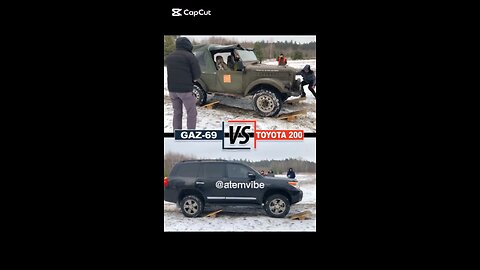 Gaz 69 vs Land Cruiser 200