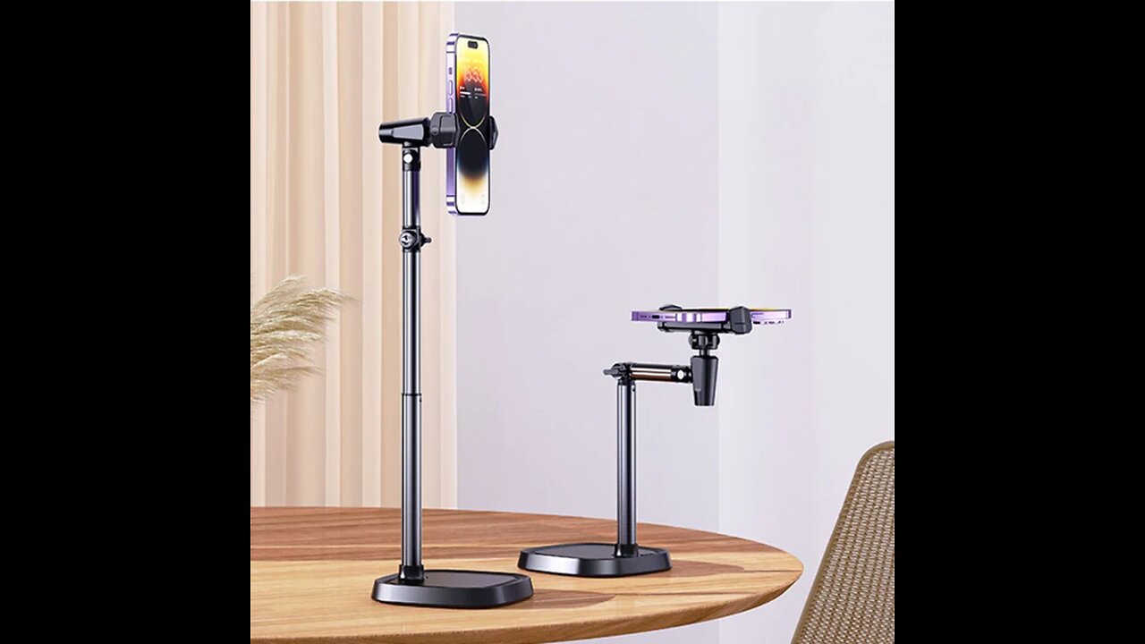 Multi-Functional Metal Adjustable Lifting And Stretching Mobile Phone Stand