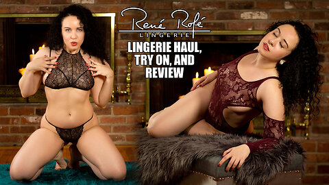 Rene Rofe Lingerie Haul, Try On, and Review 