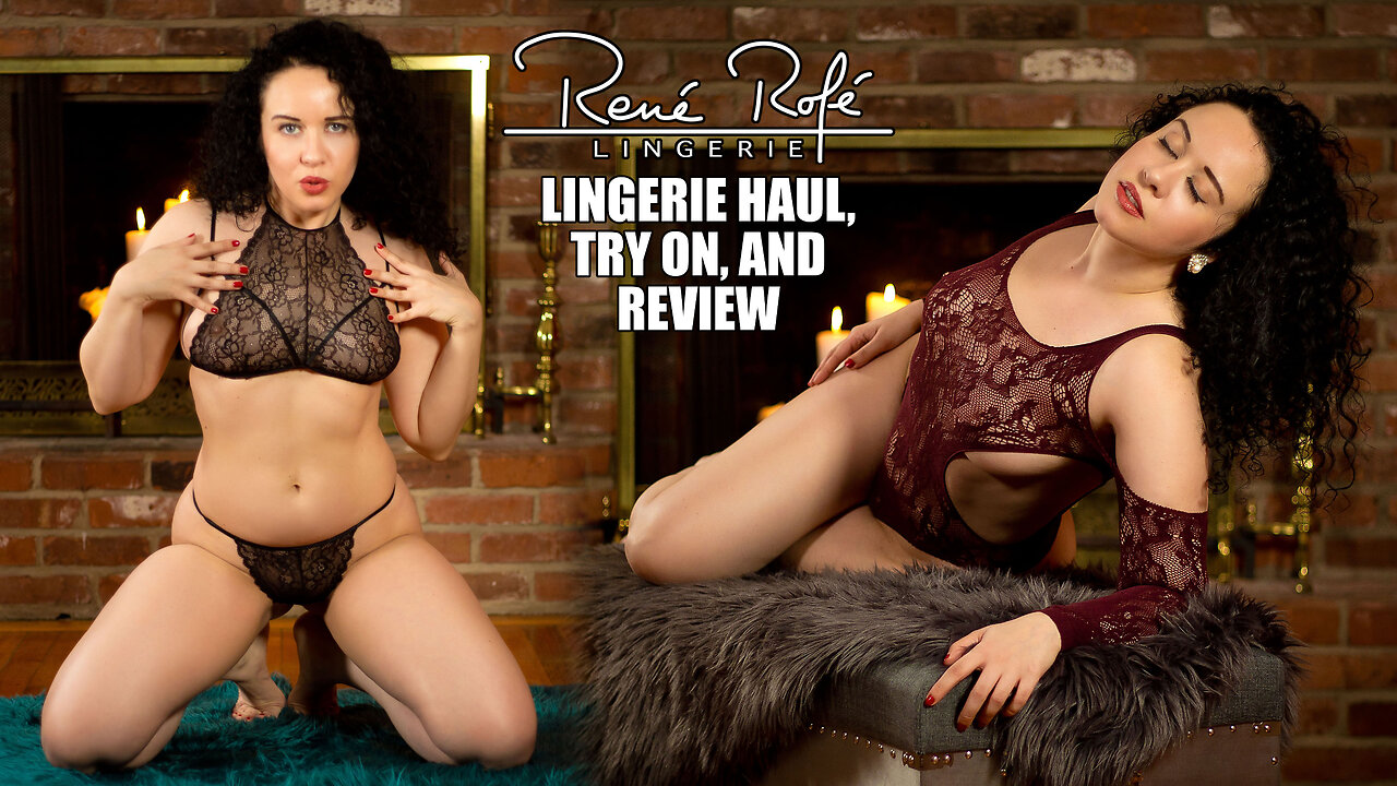 Rene Rofe Lingerie Haul, Try On, and Review