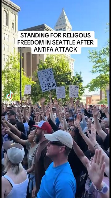 Standing For God After ANTIFA Attack in Seattle Relious Freedom