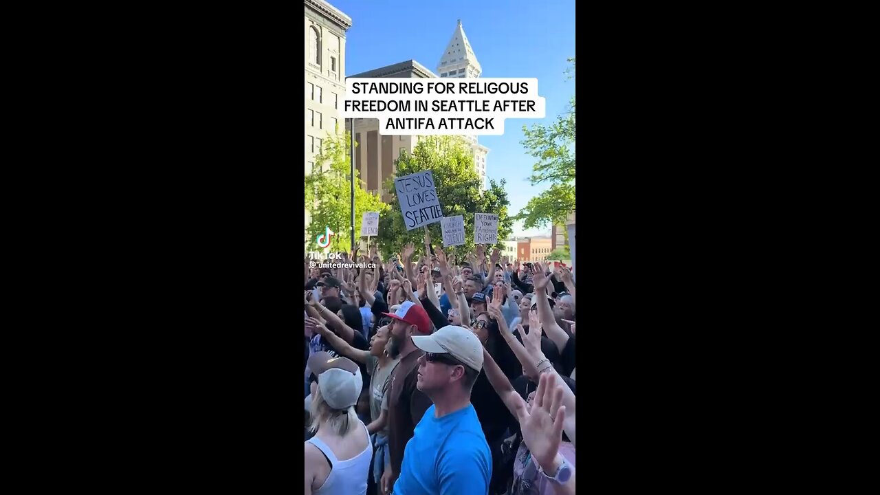 Standing For God After ANTIFA Attack in Seattle Relious Freedom