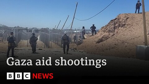 Guard at US-backed Gaza aid centres says colleagues fired on hungry Palestinian civilians | BBC News