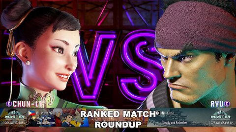 Kuya Kalbo SF6 Ranked Match Roundup. Chun Li Master Rank [Hori Fight Stick]