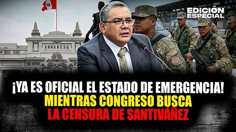 MAR 17 - Estado de emergencia en Lima Metropolitana y Callao por 30 días rige desde mañana