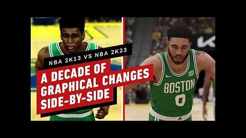 NBA 2K13 vs NBA 2K23 - A Decade of Graphical Changes Side-by-Side