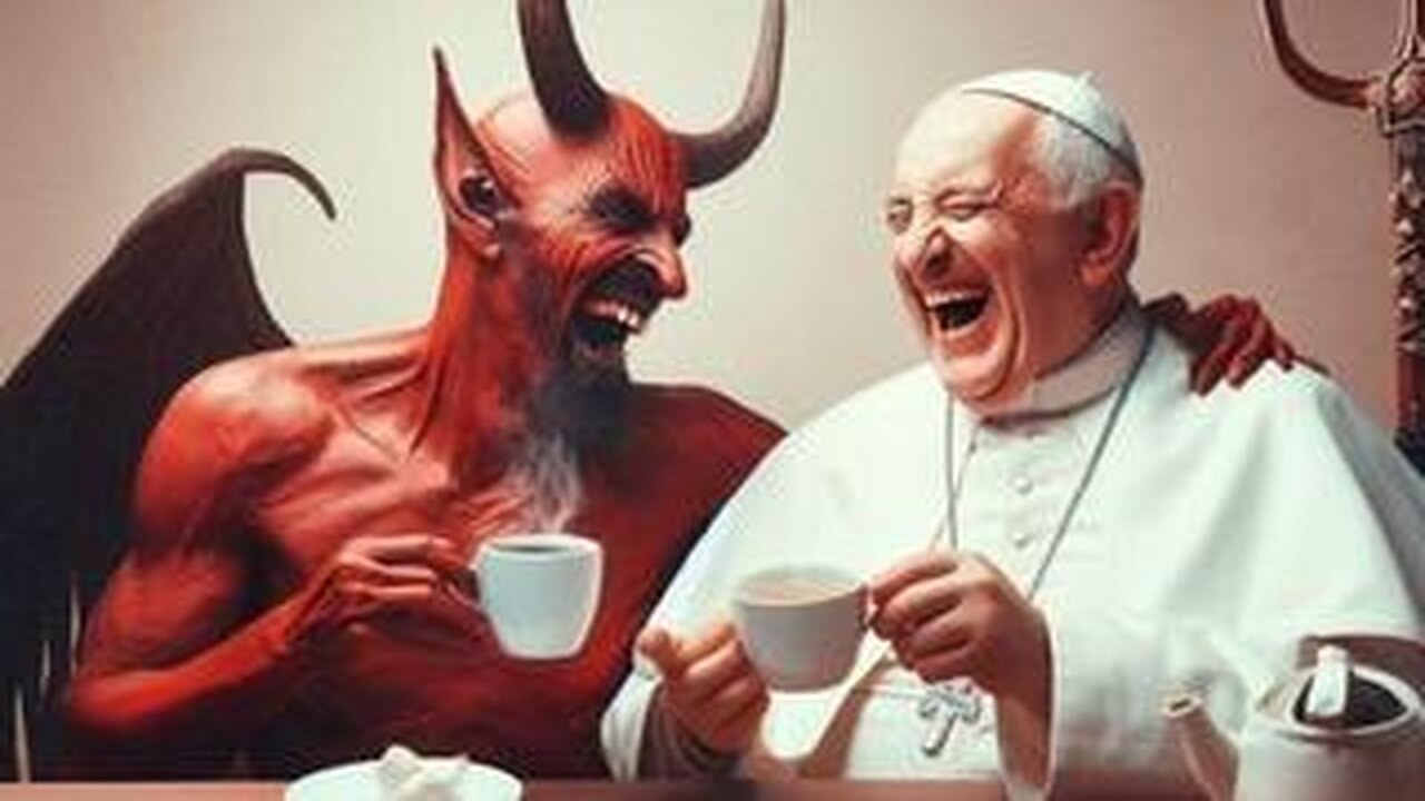 ⚠️The satanic pope died screaming at demons! Plus his satanic funeral march! - LINKS! LOOK!👀🤔
