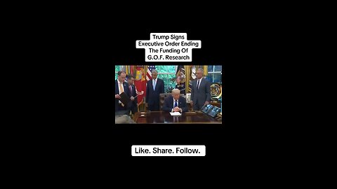 Executive Order to end gain of function “research…”