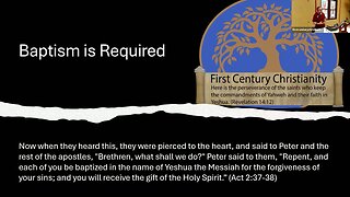 If Baptism isn't Required for Salvation, Nothing Is