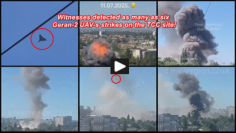 Odessa: Russian Geran-2 UAV-s visit the Ukrainian TCC regional office