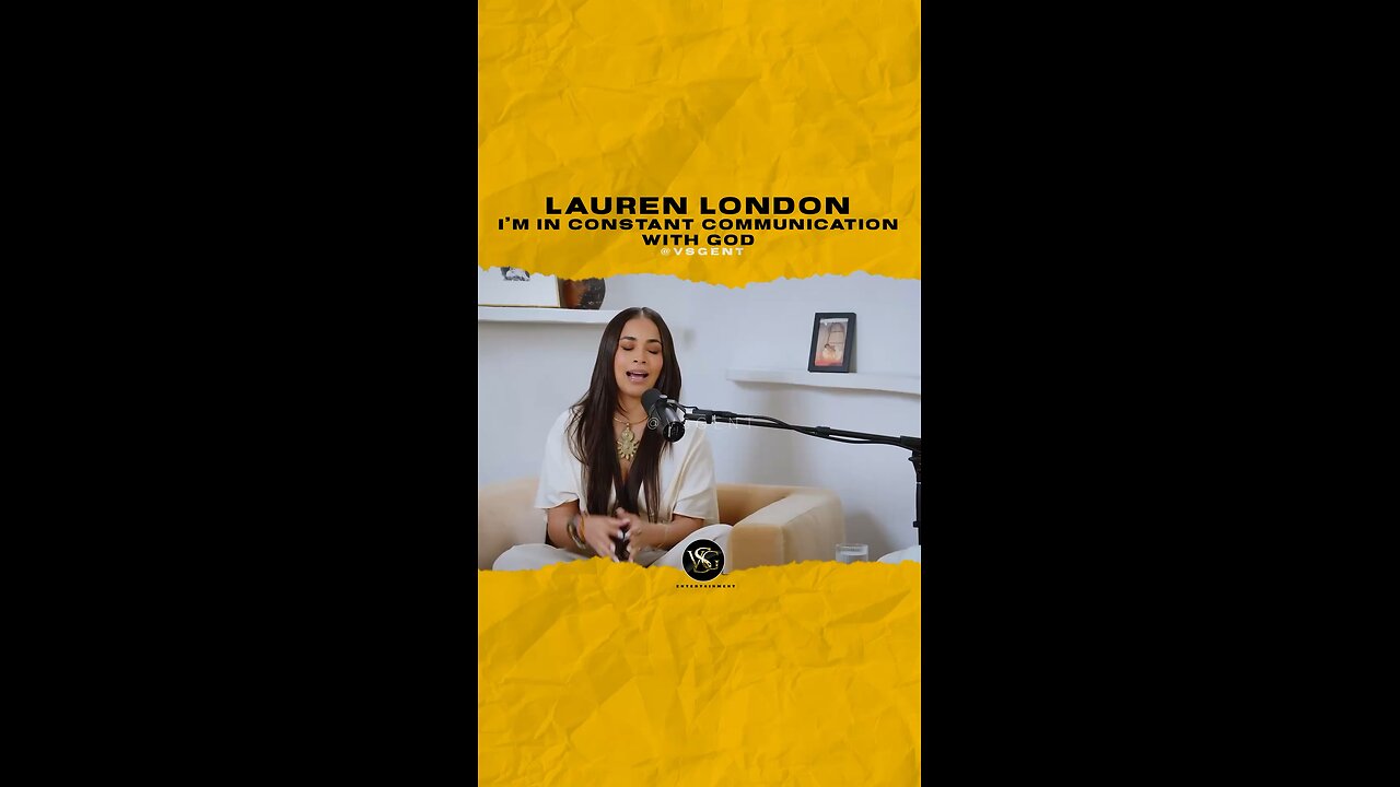 @laurenlondon I’m in constant communication with God