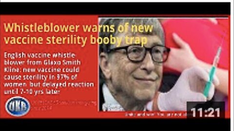 "New Vaccine Allegedly Causes Sterility in 97% of Women, Claims Whistleblower"
