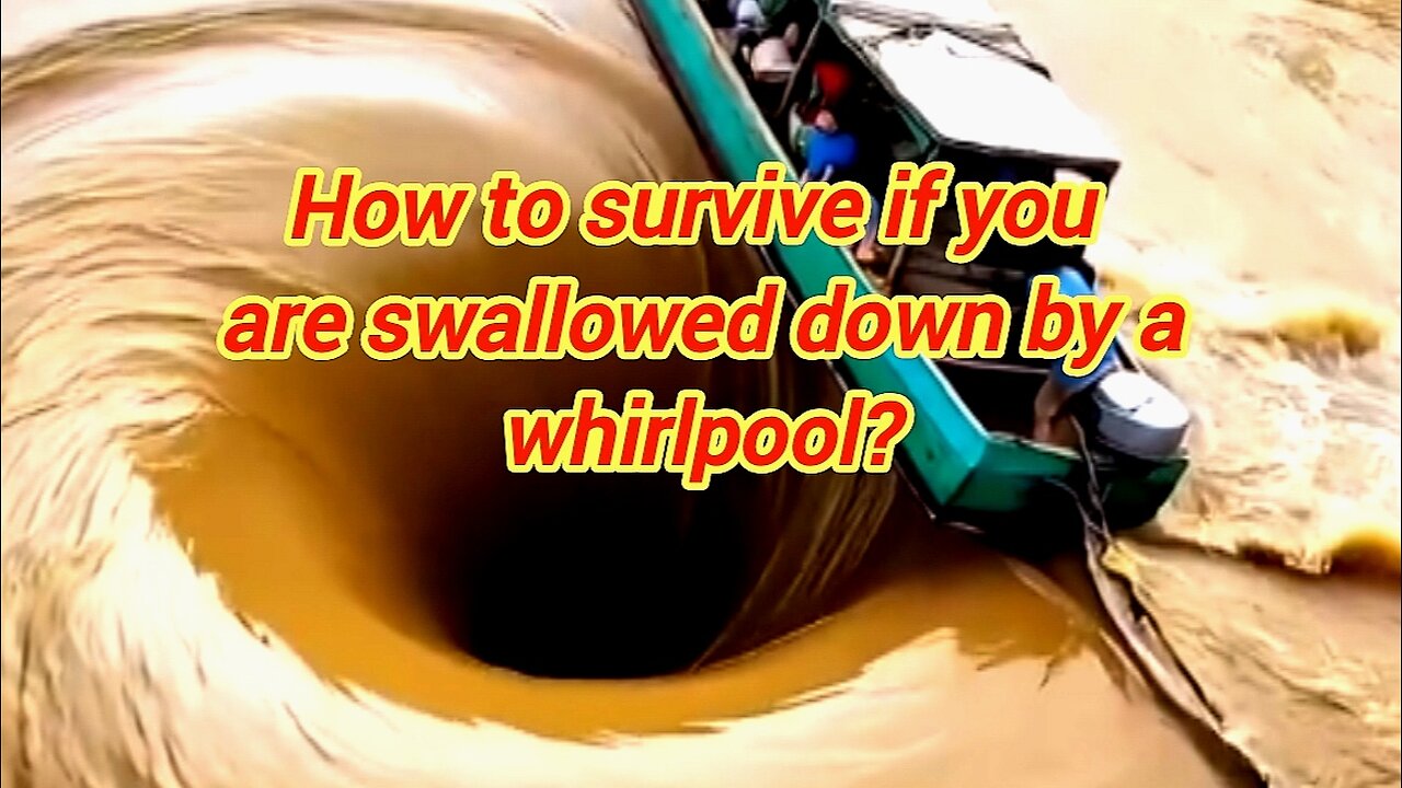 How To Survive If You Are Swallowed Down By A Whirlpool