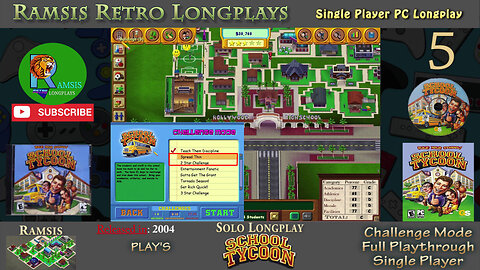 School Tycoon | PC Game | 2004 | Intermediate Level #2-3 | Challenge Mode