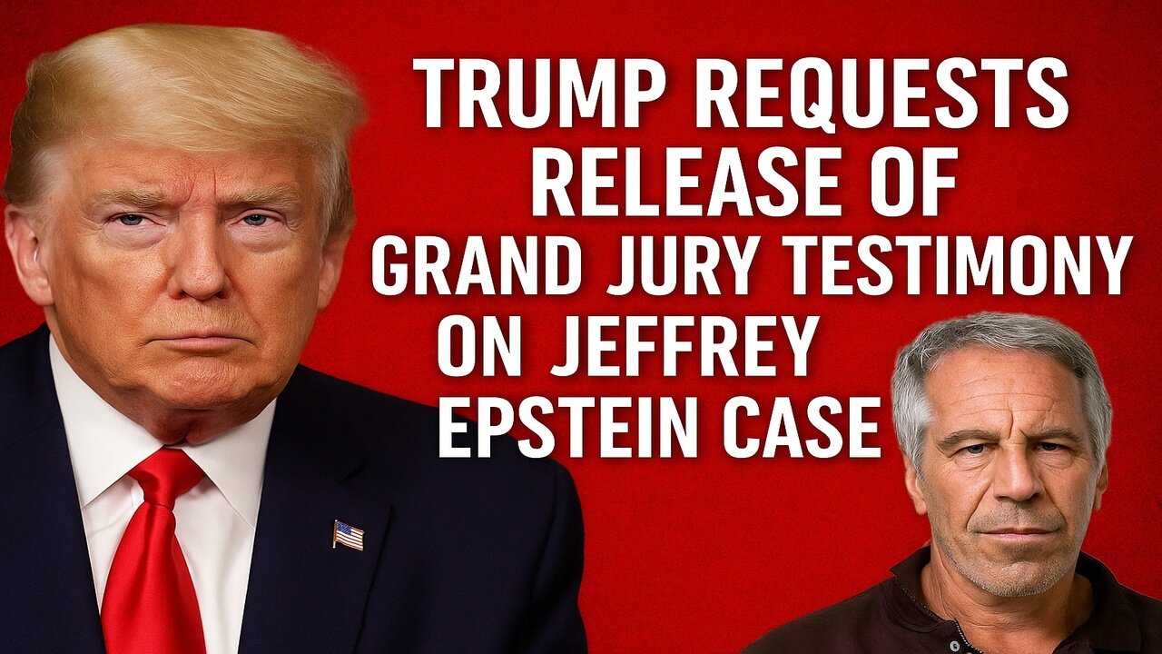 Donald Trump Requests Release of Grand Jury Testimony on Jeffrey Epstein Case