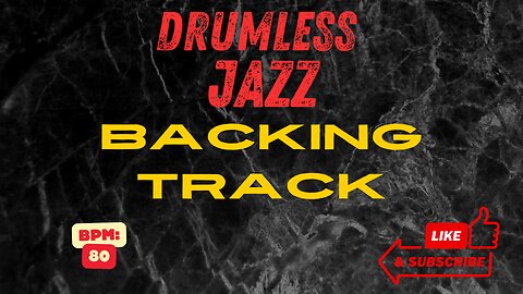 Master Your Jazz Skills With This Backing Track | 80 BPM