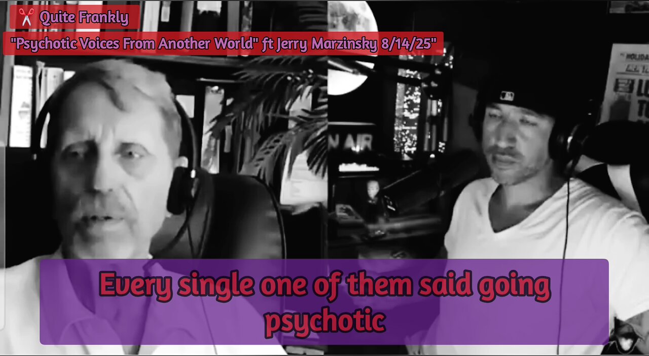Jerry Marzinsky talks about Schizophrenia on Quite Frankly