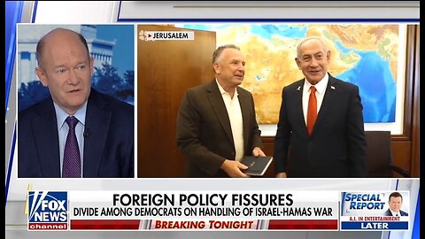 Sen Chris Coons: Dems Are United Around a Two-State Solution