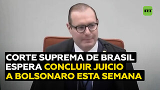 La Corte Suprema de Brasil espera terminar esta semana el proceso contra Bolsonaro