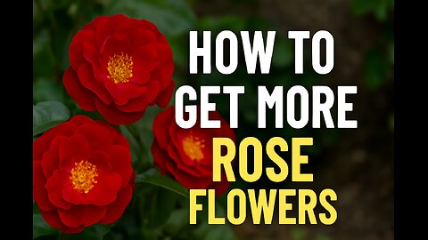 How to Get More Rose Flowers!