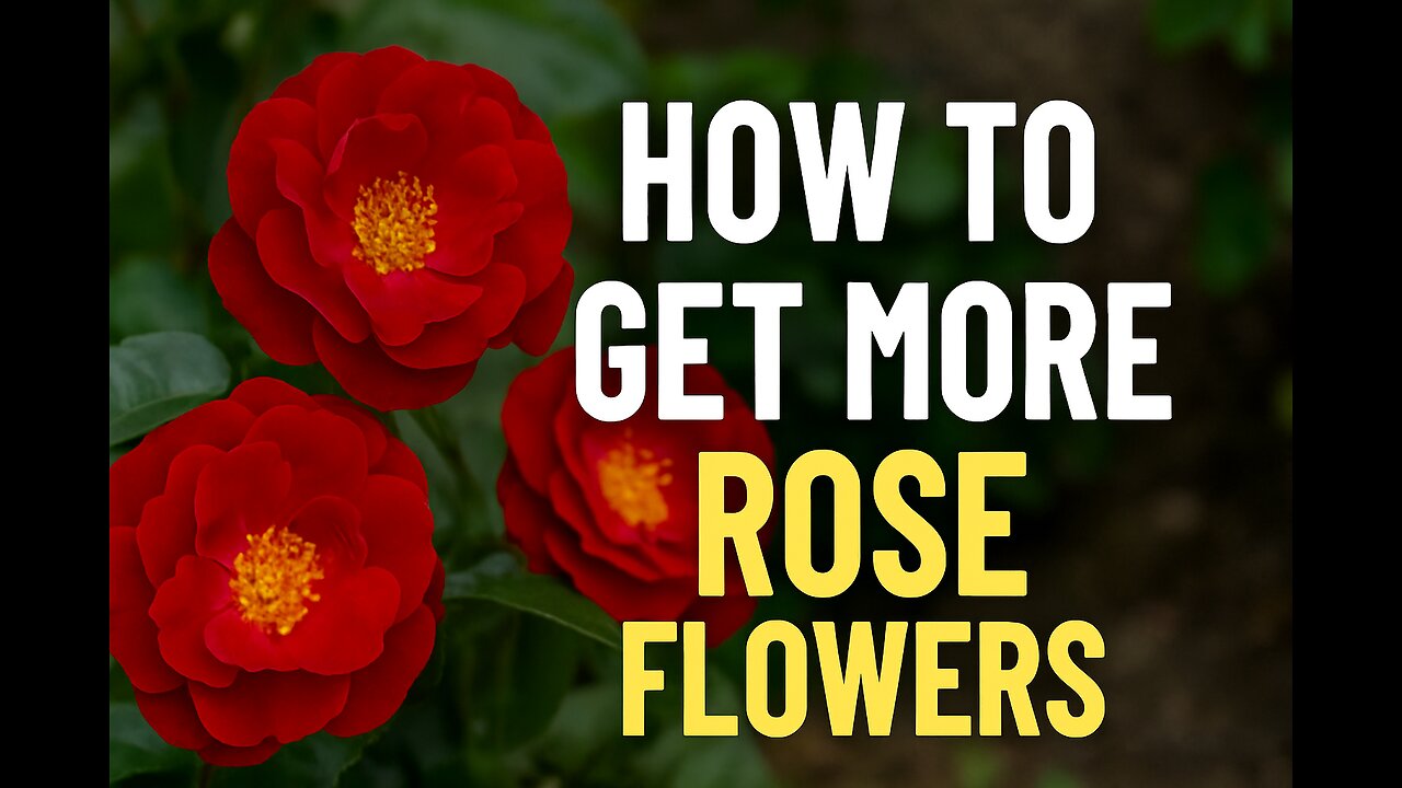 How to Get More Rose Flowers!