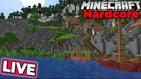 River work and Interior Building Hardcore Minecraft Survival Forever World