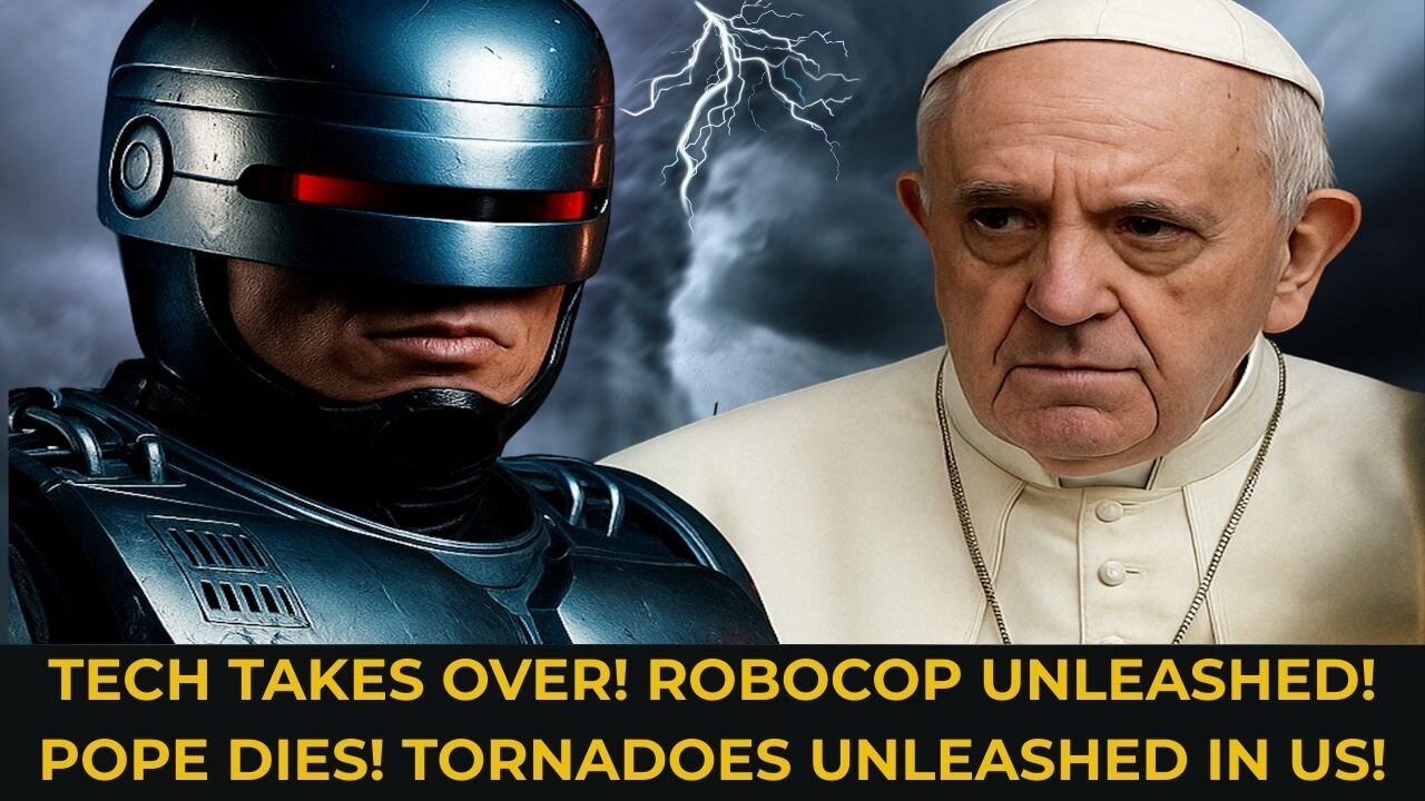 Robocop Unleashed, AI Dog Evolving, Pope Dies | Tornado Outbreak Hits U.S.