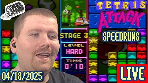 [Tetris Attack Speedruns] Friday Night Salt Mines: Preparing for the Rematch Edition, Doods!