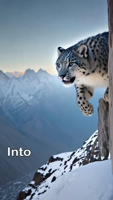 Into the Wild with the Majestic Snow Leopard.