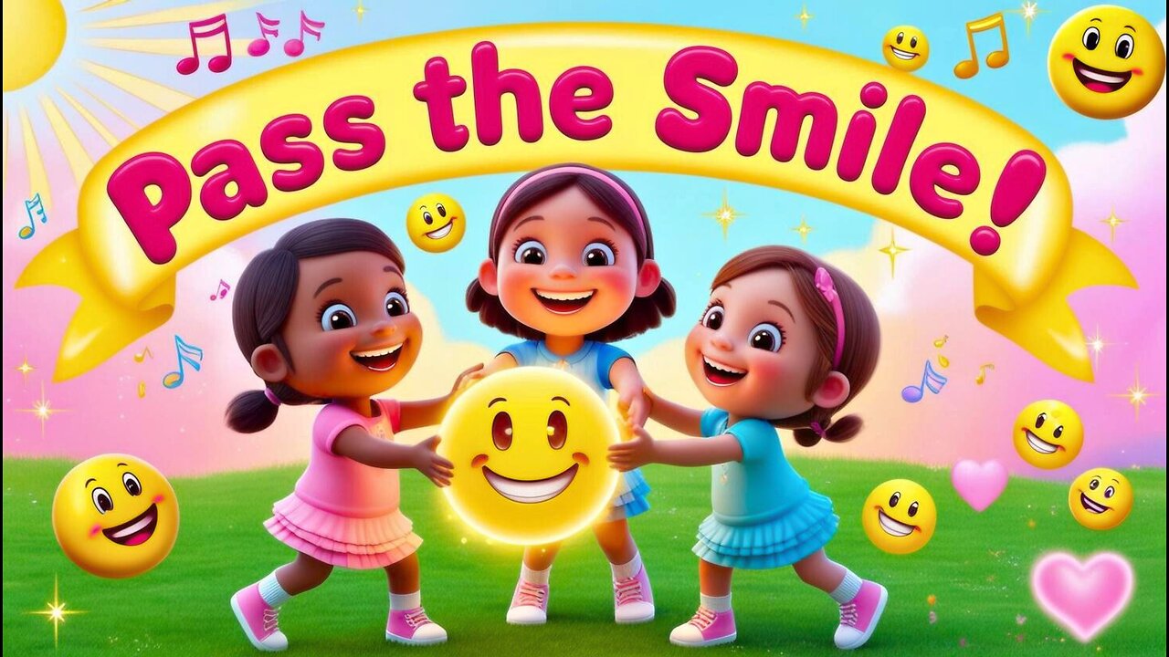 Pass the Smile! | Kindness Song for Kids | Spread Joy & Positivity | Smiley Rhymes ππΆπ