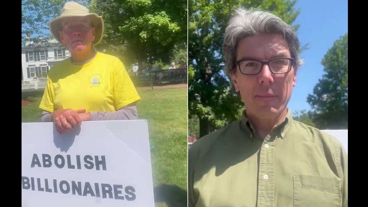 Bitter TDS Sufferer And NH Rep. Will Darby Having A Normal One At A Rage Against The Regime Protest