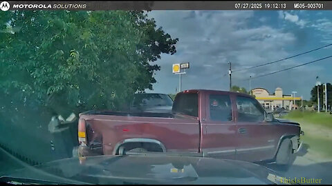 North Texas police officer dragged from his own patrol car when the suspect tried to drive off