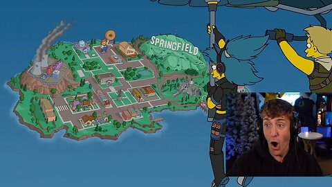 Ninja Reacts to the NEW Simpsons Map in Fortnite — It’s INSANE! 😱