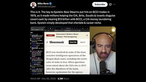Mike Benz - Epstein's Operation Was Bigger Than You Think