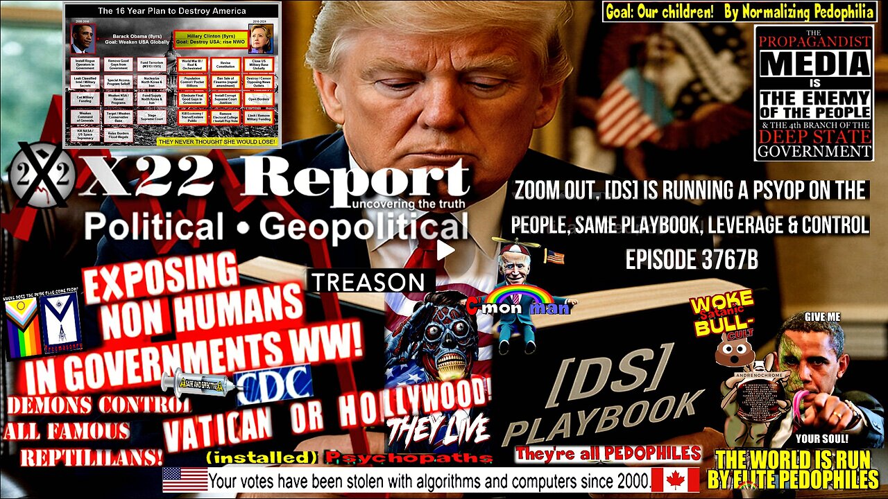 Ep 3767b - Zoom Out, [DS] Is Running A Psyop On The People, Same Playbook, Leverage & Control