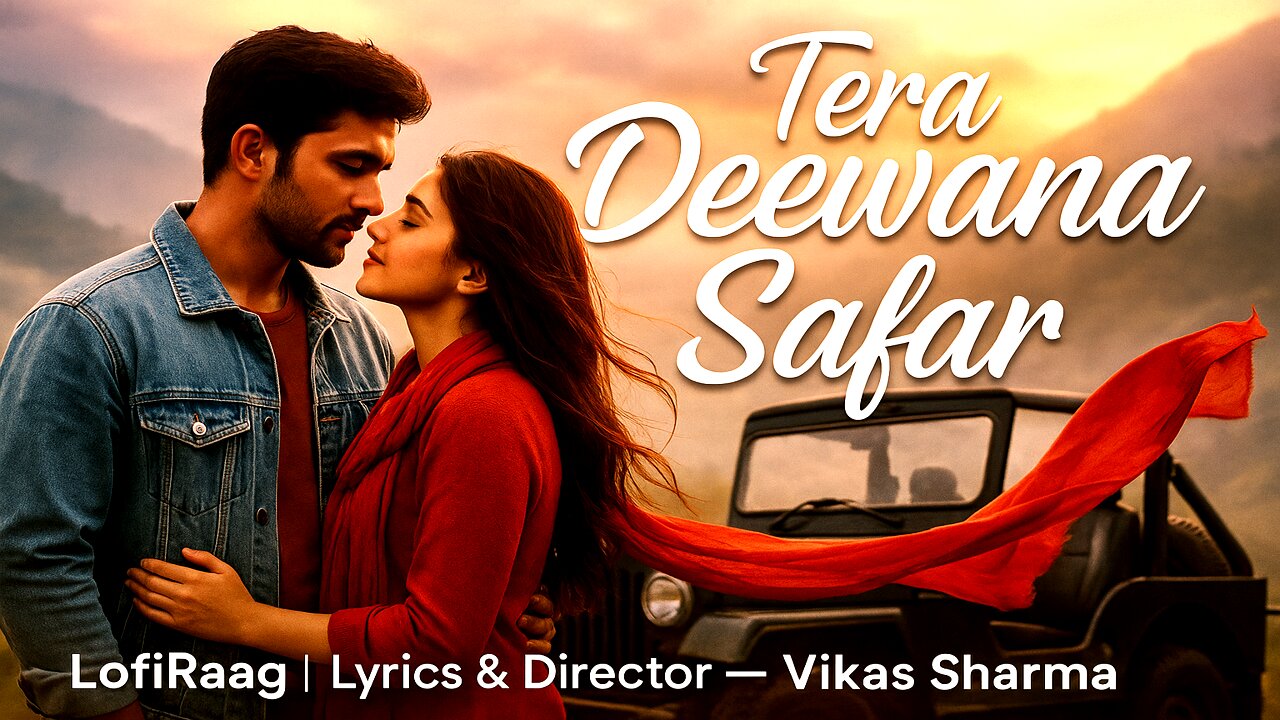 Tera Deewana Safar 💕 | Most Romantic Roadtrip Song 2025 | LofiRaag | Vikas Sharma