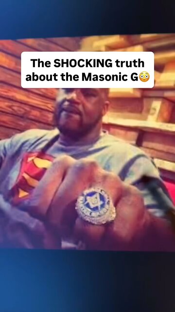💠 THE SHOCKING TRUTH ABOUT THE MASONIC “G” 💠