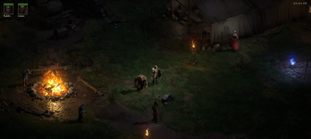 Diablo II resurrected - ambiance - in town