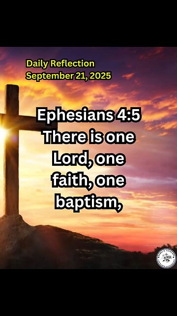 Daily Reflection September 21, 2025 #faith #bible #reflection