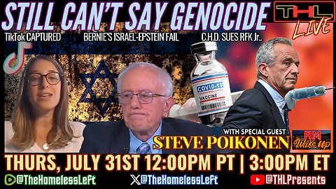 The PELOSI Act Passes Out of Committee, TikTok Censorship w STEVE POIKONEN, NYTimes Backpedals Gaza Starvation, Bernie Fumbles Epstein, Oprah's Tsunami-Gate, CHD Sues RFK Jr. w CRAIG PASTA | THL Ep 127 FULL
