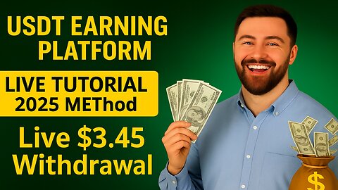 Earn USDT Online 2025 | Trusted Platform with Live Withdraw Proof | Trusted USDT Earning Platform