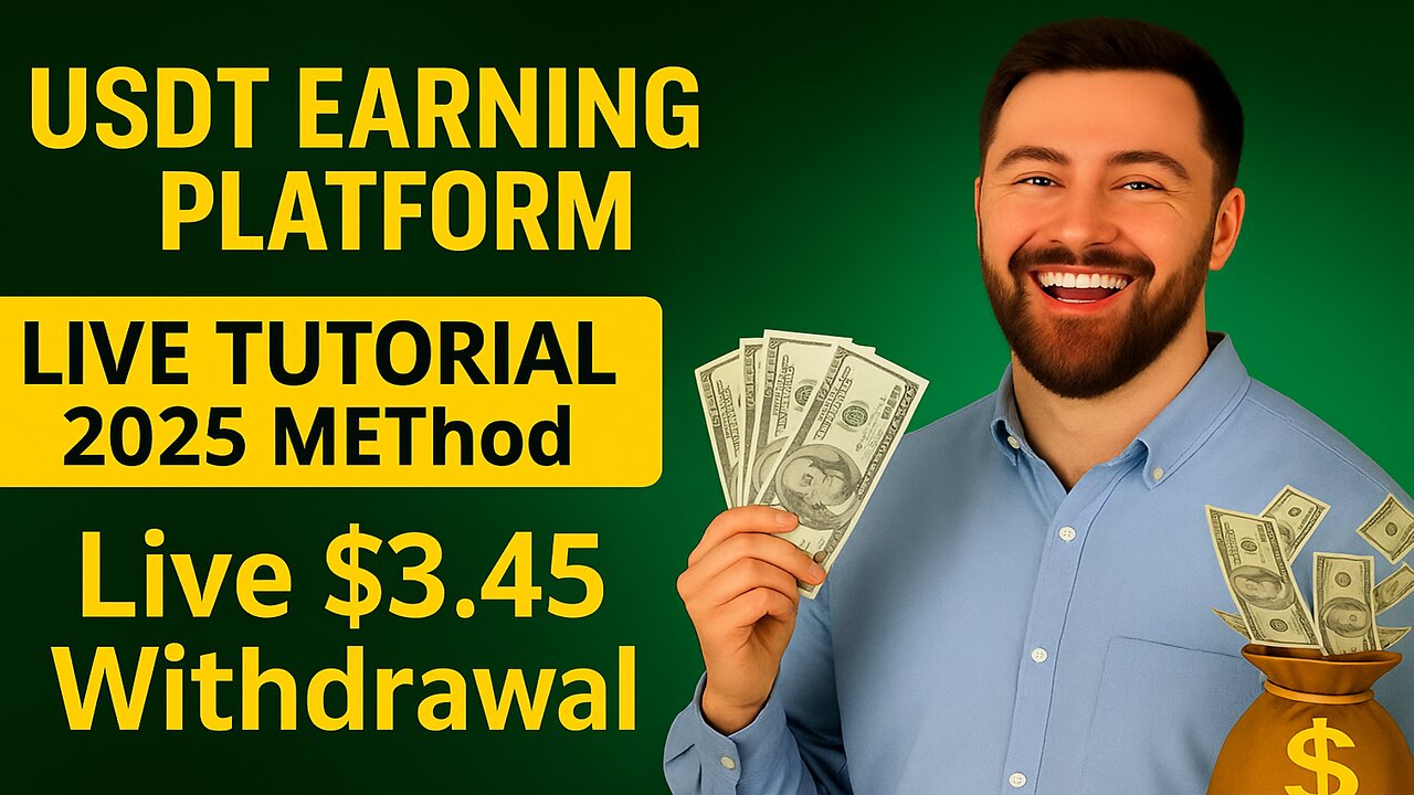 Earn USDT Online 2025 | Trusted Platform with Live Withdraw Proof | Trusted USDT Earning Platform