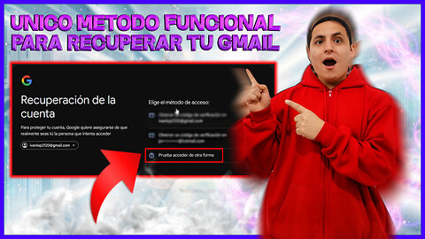 Como RECUPERAR mi CUENTA de GMAIL sin Telefono, sin Correo y sin CONTRASEÑA 2025 🔓| Metodo Funcional