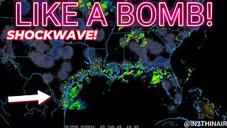 LIKE A BOMB--Shockwave spreads over Gulf Coast 5d before TX Floods--@in2thinair calls it out June 30