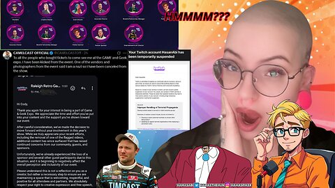 CAMELOT KICKED from Game and GEEK EXPO! Hasan Piker Temporarily BANNED from Twitch!